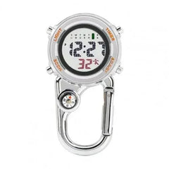 π₯ Multifunctional Carabiner Pocket Watch β Luminous Outdoor Sports Clip-On Timepiece for Backpack, Waist, or Gear