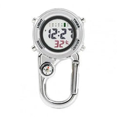 π₯ Multifunctional Carabiner Pocket Watch β Luminous Outdoor Sports Clip-On Timepiece for Backpack, Waist, or Gear