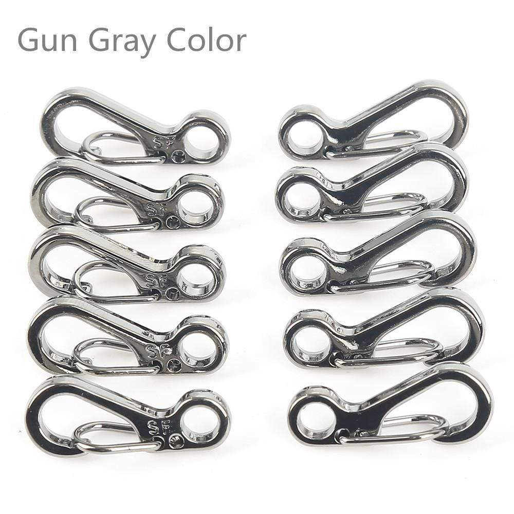 survival-gears-depot 10PCS Mini SF Spring Backpack Clasps & Climbing Carabiners