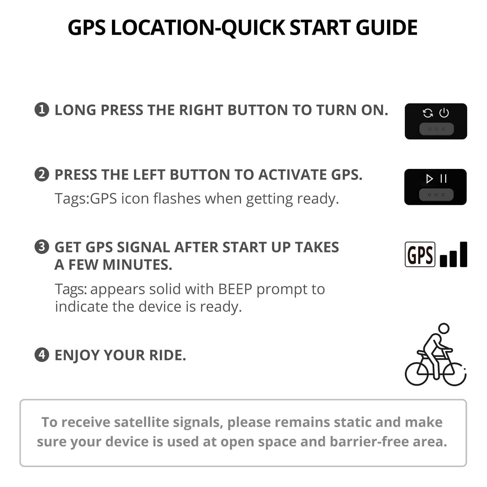 Survival Gears Depot Bicycle Computer ANT+ Computer Wireless Cycling Speedometer