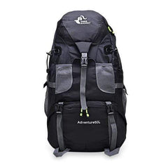 Survival Gears Depot Climbing Bags 50L Black New 50L & 60L Outdoor Backpack For Hiking