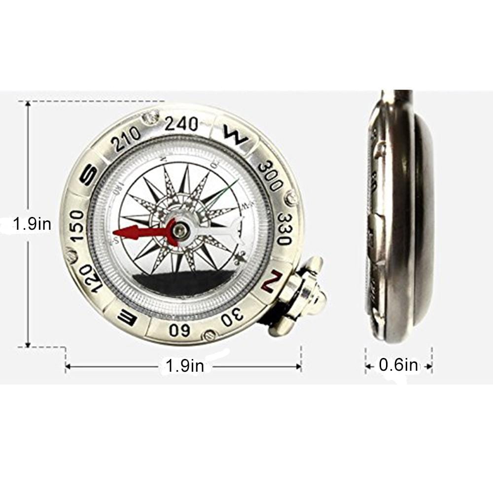 Survival Gears Depot Compass Portable Outdoor Hiking Camping Compass