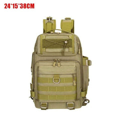 Survival Gears Depot Fishing Bags Brown 01 Tactical Large Fishing Tackle Bag