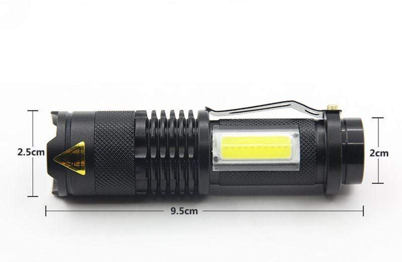 Survival Gears Depot Flashlight 3800LM XML-Q5 COB LED Portable Flashlight