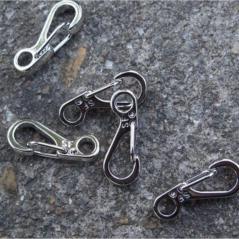 survival-gears-depot Gun Gray 10PCS Mini SF Spring Backpack Clasps & Climbing Carabiners