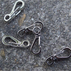 survival-gears-depot Gun Gray 10PCS Mini SF Spring Backpack Clasps & Climbing Carabiners