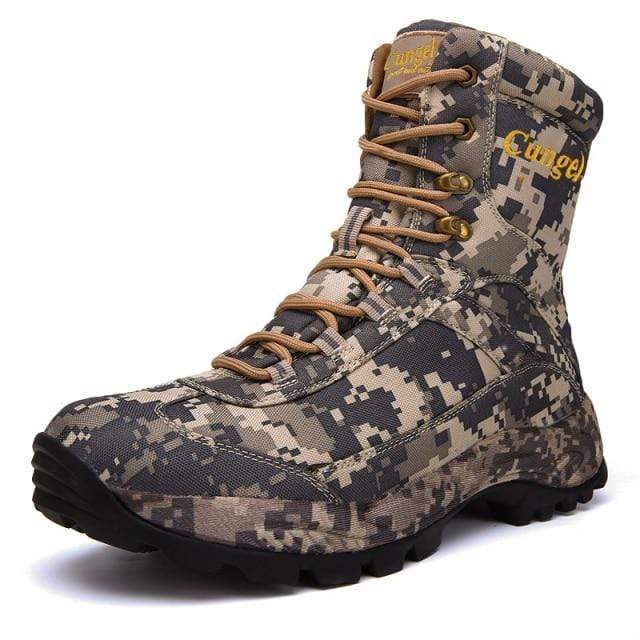 Survival Gears Depot Hiking Shoes Khaki / 39 Mountain Hiking Tactical Boots