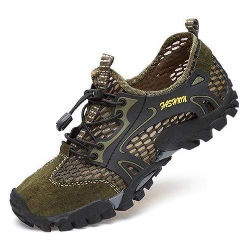 Survival Gears Depot Hiking Shoes Khaki / 6.5 Breathable Men Hiking /Climbing Shoes