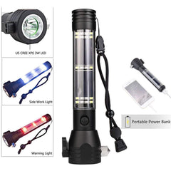 Survival Gears Depot LED Flashlights 6 In 1 6 In 1 Solar Powered LED Flashlight
