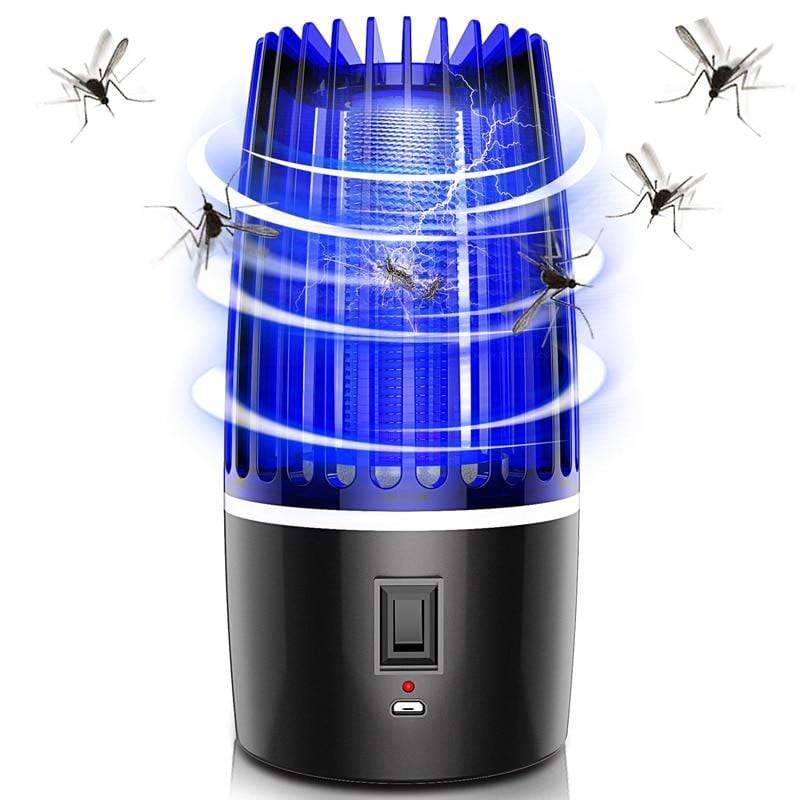 Survival Gears Depot Mosquito Killer Lamps Rechargeable 2000mAh 2 in 1 USB Rechargeable LED Mosquito Killer Lamp