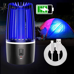 Survival Gears Depot Mosquito Killer Lamps Rechargeable 2000mAh 2 in 1 USB Rechargeable LED Mosquito Killer Lamp
