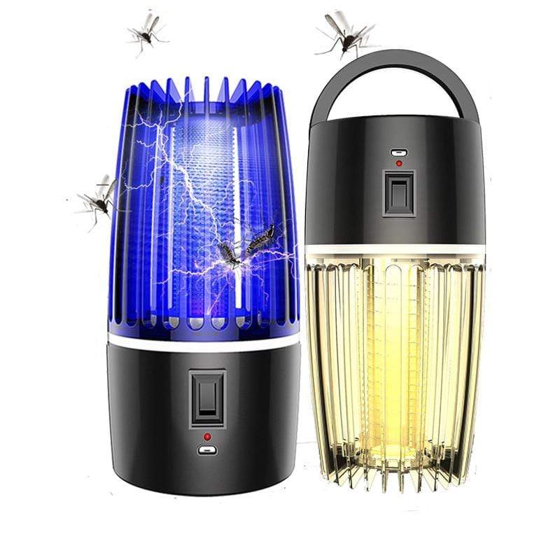 Survival Gears Depot Mosquito Killer Lamps Rechargeable 2000mAh 2 in 1 USB Rechargeable LED Mosquito Killer Lamp