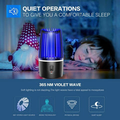 Survival Gears Depot Mosquito Killer Lamps Rechargeable 2000mAh 2 in 1 USB Rechargeable LED Mosquito Killer Lamp