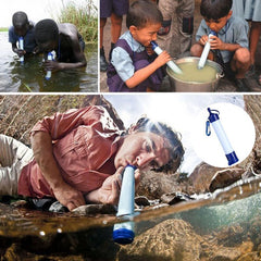 Survival Gears Depot Portable Outdoor Survival Water Life Straw
