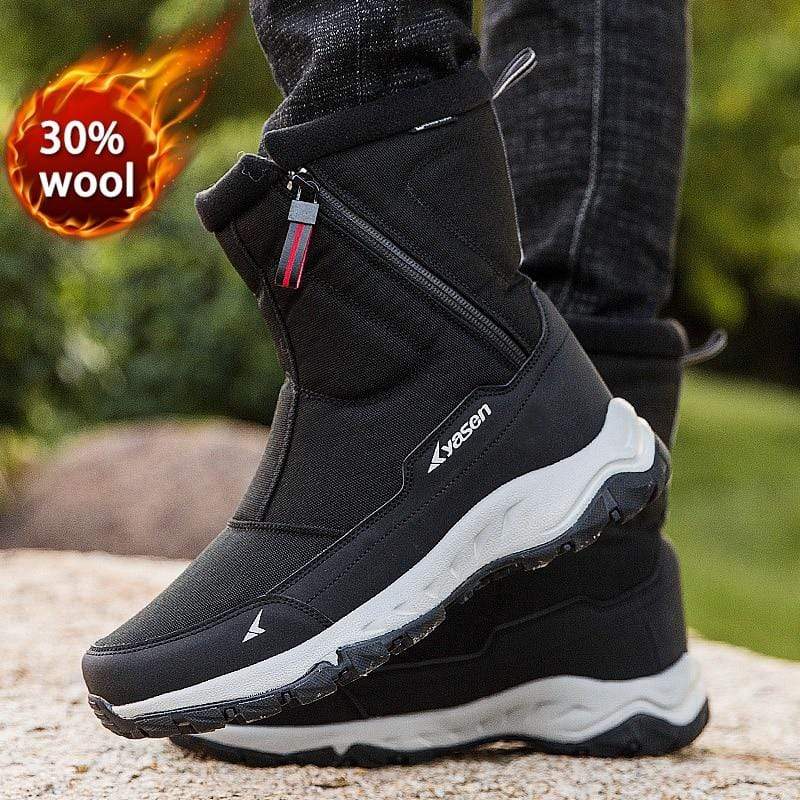 Survival Gears Depot Snow Boots Plush Warm Snow Sneaker Boots