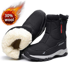 Survival Gears Depot Snow Boots Plush Warm Snow Sneaker Boots