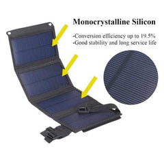 Survival Gears Depot Solar Cells 20W 5V Portable Solar Panel Mobile Power Bank
