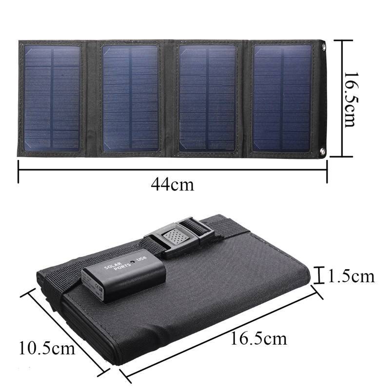 Survival Gears Depot Solar Cells 20W 5V Portable Solar Panel Mobile Power Bank