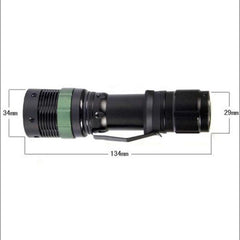Survival Gears Depot Survival Gears Adjustable 3000 Lumen  XM-L Q5 LED Zoomable Flashlight