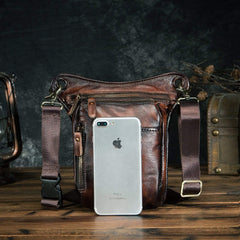 Survival Gears Depot Waist Packs Classic Leather Shoulder Sling Bag