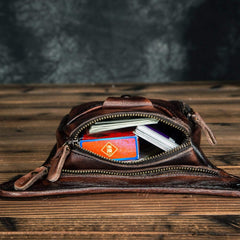 Survival Gears Depot Waist Packs Classic Leather Shoulder Sling Bag