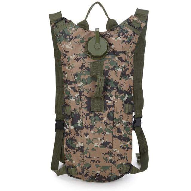 Survival Gears Depot Water Bags Jungle Digital 3L Molle Military Tactical Hydration Water Backpack