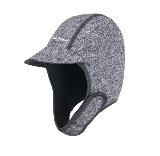 Survival Gears Depot Wetsuit Light Gray Hooded Snorkeling Diving Cap