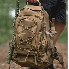 65L Expandable Military Tactical Backpack – Heavy-Duty Outdoor Rucksack for Hiking, Camping, and Travel | Molle System, Water-Resistant Nylon, Unisex