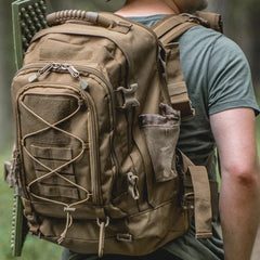 65L Expandable Military Tactical Backpack – Heavy-Duty Outdoor Rucksack for Hiking, Camping, and Travel | Molle System, Water-Resistant Nylon, Unisex