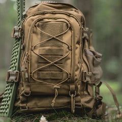 65L Expandable Military Tactical Backpack – Heavy-Duty Outdoor Rucksack for Hiking, Camping, and Travel | Molle System, Water-Resistant Nylon, Unisex