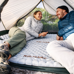 All-Season Ultralight Sleeping Pad – 5.8 R-Value Inflatable Camping Mattress for Summer, Winter & Year-Round Adventures