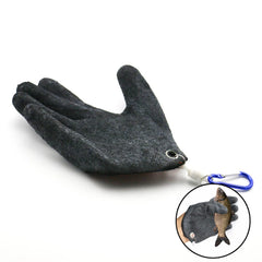 Magnet Release Full Finger Fishing Gloves with Anti-slip and Puncture Resistant Latex - Ideal for Hooks and Tools