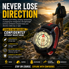 Light Weight Luminous Wrist Band Compass