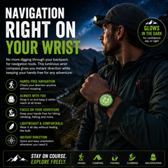 Light Weight Luminous Wrist Band Compass