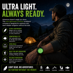 Light Weight Luminous Wrist Band Compass