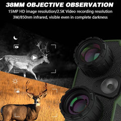 Portable Digital NV Binoculars Full-Color - Infrared Night Vision Ideal for Outdoors