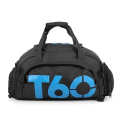 T60 Waterproof Multifunctional Outdoor Gym Sports Bag -Fitness Training Backpack & Multifunctional Shoulder Handbag for Travel