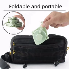 600ml Collapsible Silicone Water Bottle – Portable, Leakproof & Eco-Friendly for Travel, Hiking, Gym, and Everyday Use