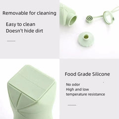 600ml Collapsible Silicone Water Bottle – Portable, Leakproof & Eco-Friendly for Travel, Hiking, Gym, and Everyday Use