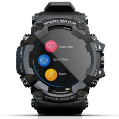 LOKMAT Fitness Tracker Smart Watch for Men – Heart Rate, Blood Pressure & Sleep Monitor | Waterproof Sports Smartwatch for Android & iOS