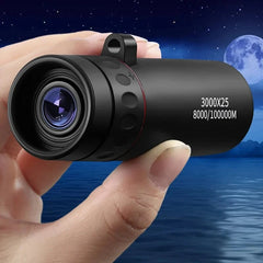 UltraZoom™ 3000x25 HD Monocular Telescope – Compact, Powerful, and Built for Adventure
