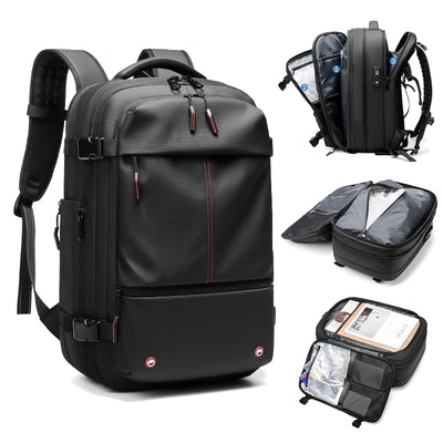 Large Capacity Outdoors Travel Backpack with Vacuum Compression Features