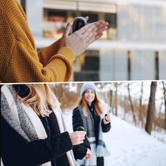 🔥 2-in-1 Rechargeable Magnetic Hand Warmers with Digital Display – Portable Pocket Heater, Fast Heating & Long-Lasting Warmth (2 Pack)