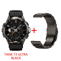 KOSPET TANK T3 Ultra Smart Watch for Men -GPS AMOLED AOD Bluetooth Fitness Tracker 470mAh Digital Electronic Watch