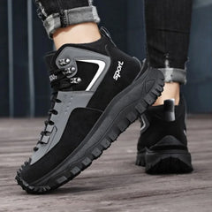 Men’s Waterproof Hiking & Safety Sneakers – Non-Slip, Anti-Puncture, High-Top Outdoor Boots