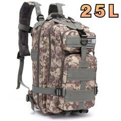 Waterproof Trekking Backpack for Outdoor Tactical Sports ,Camping .Hiking - Sturdy Rucksacks with Large Capacity