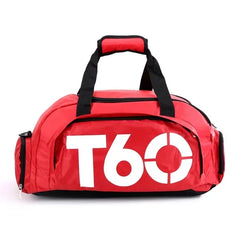 T60 Waterproof Multifunctional Outdoor Gym Sports Bag -Fitness Training Backpack & Multifunctional Shoulder Handbag for Travel