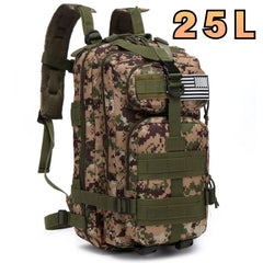 Waterproof Trekking Backpack for Outdoor Tactical Sports ,Camping .Hiking - Sturdy Rucksacks with Large Capacity