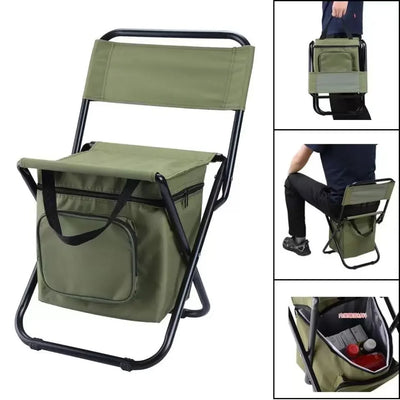 Ultralight Portable Folding Moon Chair for Outdoor Camping Beach Fishing Picnic -Seat Detachable Travel Hiking Tool