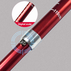 5-Section Foldable Trekking Pole – Lightweight Telescopic Hiking & Walking Stick with Carbon Steel Shaft and Foam Grip